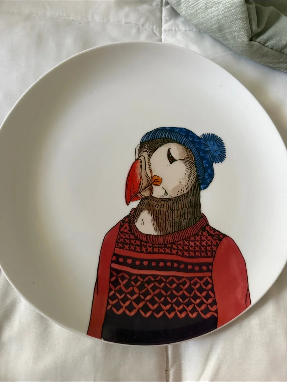 West elm + Rachel Kozlowski collection dapper puffin
